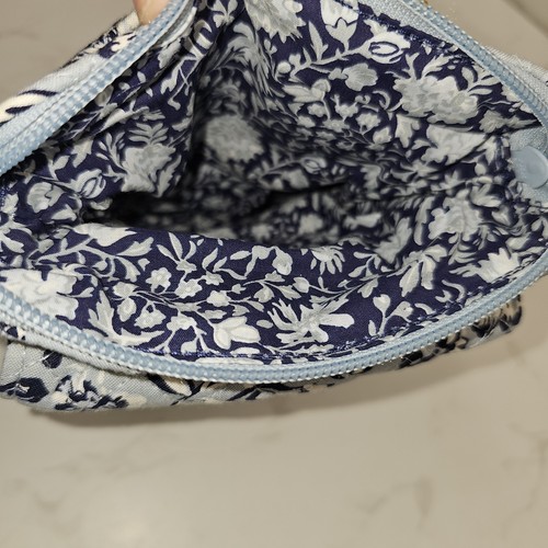Borsa a tracolla Vera Bradley Perennials grigia RFID mini hipster nuova con etichetta - Foto 8 di 14
