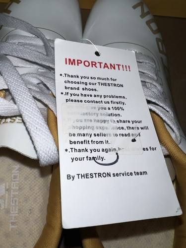 Thestron Track Shoes Spike Distance Running Sneakers Taglia 6,5 Uomo-NO SPIKES-DIFETTO - Foto 5 di 7