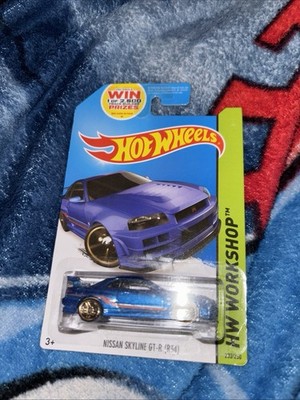 Hot Wheels Nissan Skyline GT-R (R34) Variación Azul Y Negro | eBay