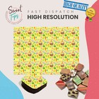 Chocolate Transfer Sheet (Easte Basket) Edible for Decorations A4 Size