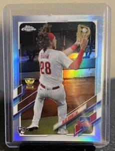 2021 TOPPS CHROME ALEC BOHM PHOTO VARIATION ROOKIE RC SP #119