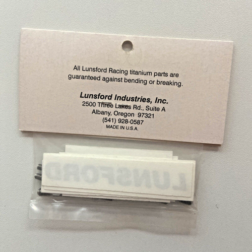 LUNSFORD PUNISHER SERIES HPI RS4 PRO TITANIUM TURNBUCKLES NEW OLD INVENTORY - Picture 2 of 2