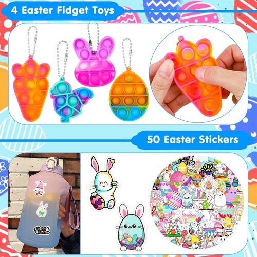 Easter Party Favors for Kids, 108pcs Easter Egg Fillers, Easter Basket Stuffe... - Picture 6 of 8