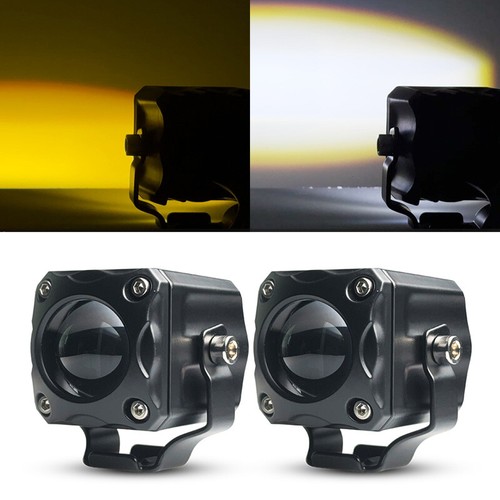 2Pcs 3Wires Motorcycle LED Spotlight Headlight Fog Light Work Lamp 20W Universal - Bild 6 von 15