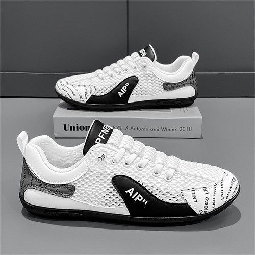 Herren Mode Sneakers Mesh Atmungsaktive Lauftennis-Wanderschuhe - Picture 12 of 13