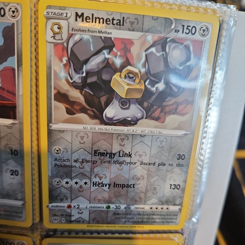 130/189 Melmetal Reverse Holo Darkness Ablaze Pokemon Karte