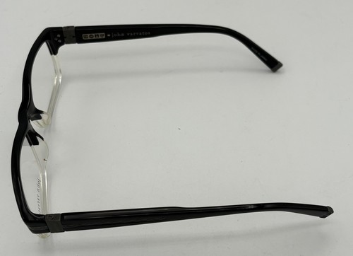 John Varvatos Eyeglasses Rectangle Mens Black Crystal Eyewear Frame V349. 52mm - Picture 5 of 8