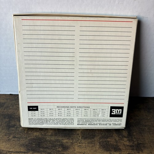 3M Scotch Magnetic Reel to Reel Tape 150 7 in. reel 1/4 in x 1800 ft - Picture 6 of 17