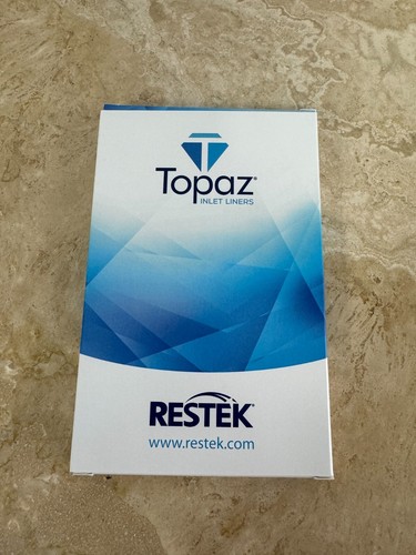 RESTEK Topaz Inlet Liner Splitless  2 mm x 6.2 x 92.1 Perkin Elmer Agilent GC - Foto 3 di 4