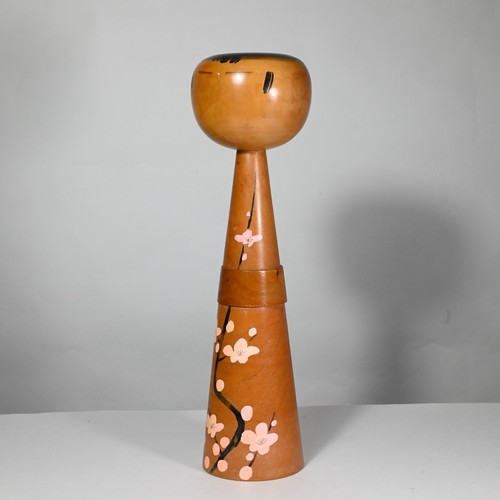 RARE: Master HASHIME TAKAHASHI Kokeshi "Ume-do" Signed 1970s Japan - Large 14" - Picture 4 of 17