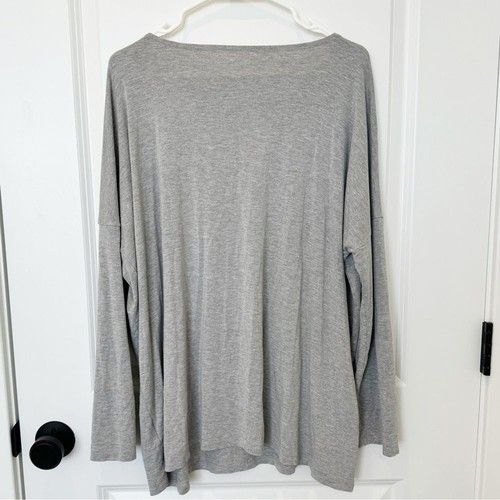 Quince Bamboo Jersey Maternity Long Sleeve Top Comfort Sz Large - Picture 6 of 7