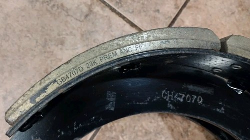 GBC- GBEK4707Q23PR Brake Shoe - GAWR 23K - Brake Size 16 1/2" x 7" 4707Q - Picture 3 of 10