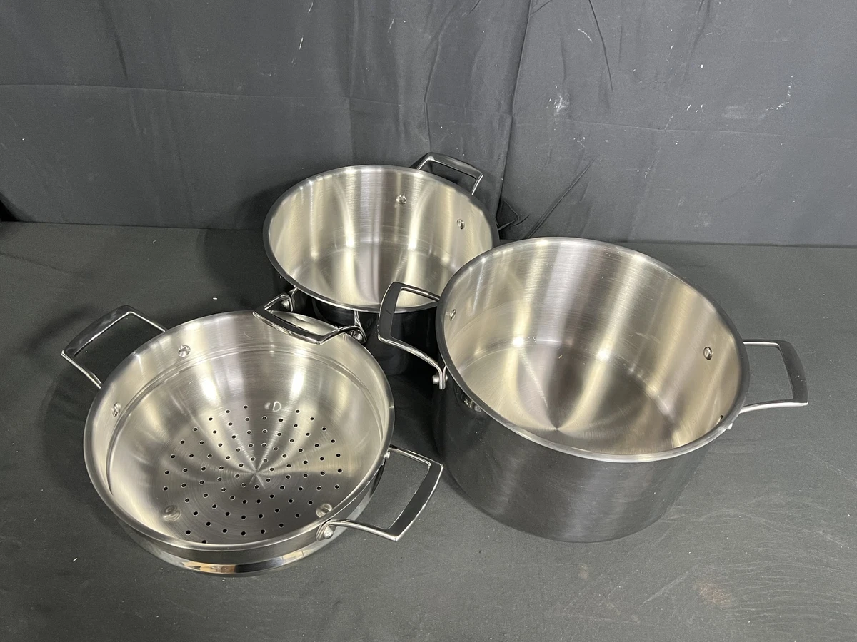 Legend 14 Piece Stainless Steel 5-Ply MultiPly Cookware Set Used