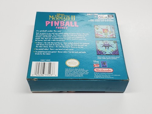 Little Mermaid 2 Pinball Frenzy GBC Game Boy Caja de Color Solo Sin JuegoSin Manual * - Imagen 4 de 23