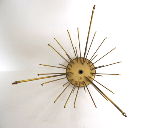 Lamp Light Shade Holder Hanging Lamp Brass Part MADE IN SWEDEN Swedish unknown ? - Picture 2 of 7