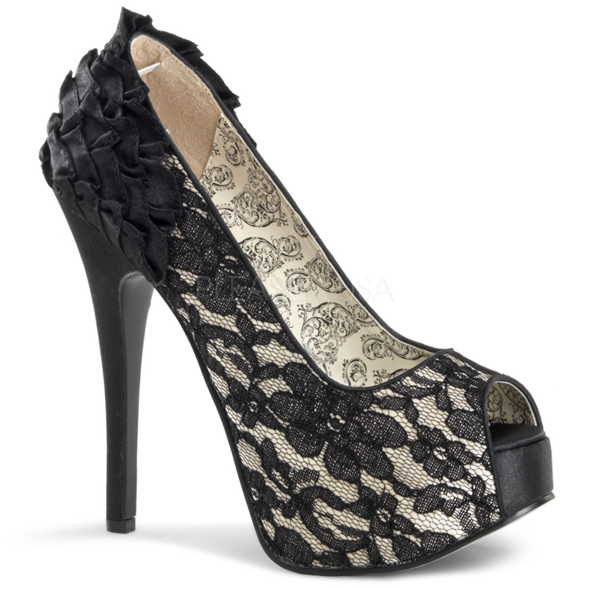 Tacón alto Pleaser zapatos Zapatos señora bordello Teeze - 19 Tacón bordello alto Pleaser zapatos Zapatos señora bordello Tacón Teeze - 19 174d56