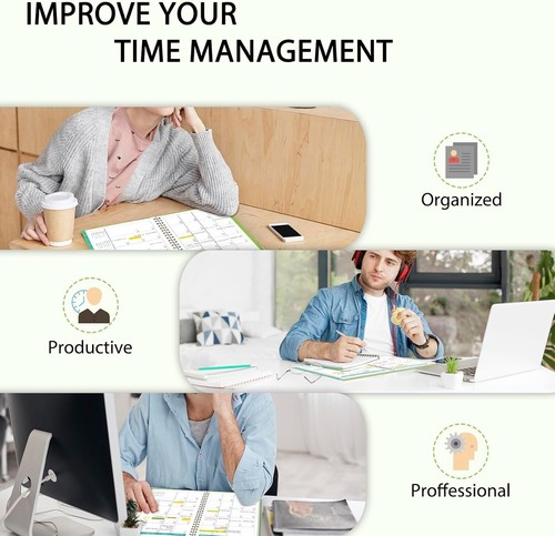2025-2026 Monthly Planner 8.5x11" Large Planner School Office Schedule Organizer - Picture 5 of 7
