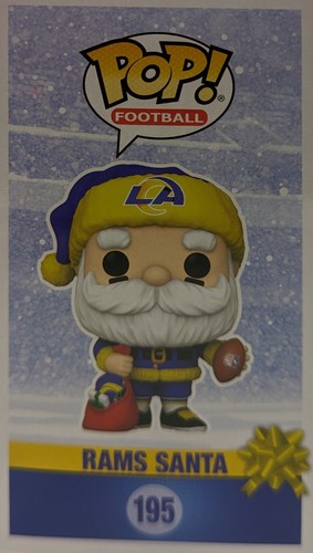 Fanatics Funko Pop Santa Christmas Vinyl Figure NFL Football Choose One - Picture 45 of 49