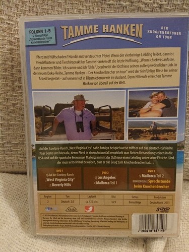 Tamme Hanken - Der Knochenbrecher on Tour, Folgen 1-5, 3 Dvds - Bild 2 von 2