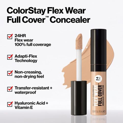 Revlon ColorStay Full Coverage Long Wearing Concealer, - Picture 2 of 10