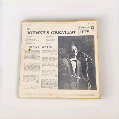 More Johnny's Greatest Hits Jhonny Mathis vinyl - Picture 2 of 2