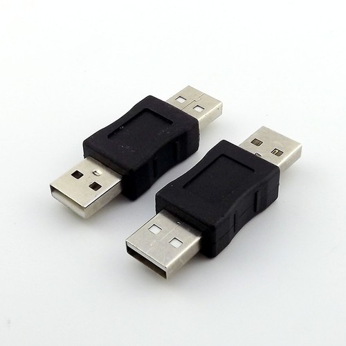 1x USB 2.0 A Male To USB A Male Plug Coupler Adapter Converter Connector Changer - Picture 5 of 6