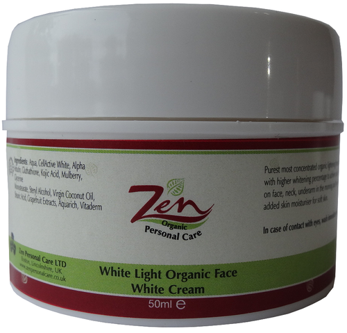 CREMA BLANCA CARA ORGÁNICA LUZ BLANCA 50ml Pack2 Doble Fuerza UVB UVA - Imagen 2 de 2