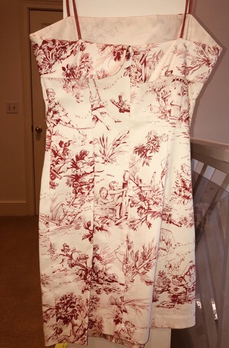 Cynthia Rowley sweetheart Toile Dress