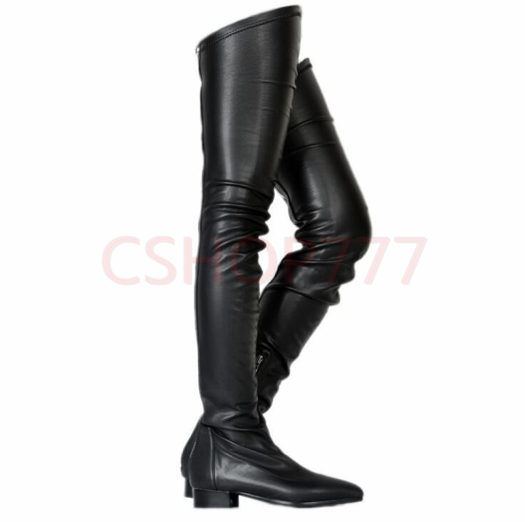 botas botas botas De Cuero Para Mujer Elegante Rodilla Alto Cremallera Caballero Invierno Casual Zapatos Talla Euro 355066 botas botas botas De Cuero Para Mujer Elegante Rodilla Alto Cremallera Caballero Invierno Casual Zapatos Talla Euro 355066