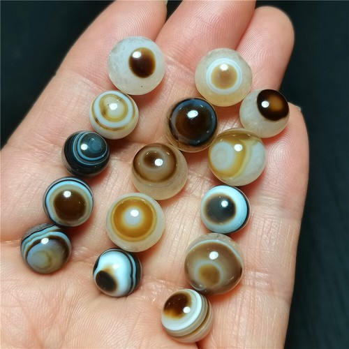 TOP 26G Natural Gobi Ágata Ojos Ágata/Piedra/Madagascar Curación R1385 - Imagen 5 de 15