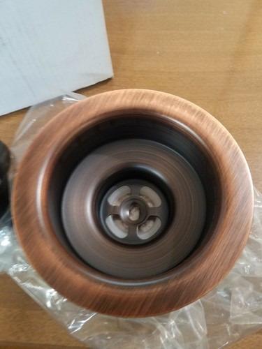 Küchenspüle 3,5 Zoll Sieb Abfluss Antik Kupfer mit Pfosten Stil Korb TDB35AC - Bild 2 von 4