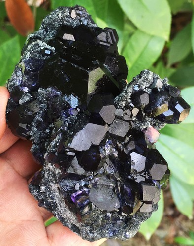 248g Gemmy!!! Natural Fantastic Blue Fluorite Quartz Crystal Specimen ic5111 - Picture 12 of 12