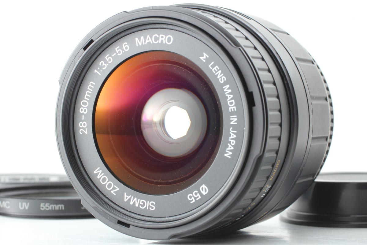 Exc+5] Sigma Zoom 28-80mm D F3.5-5.6 MACRO Zoom Lens For