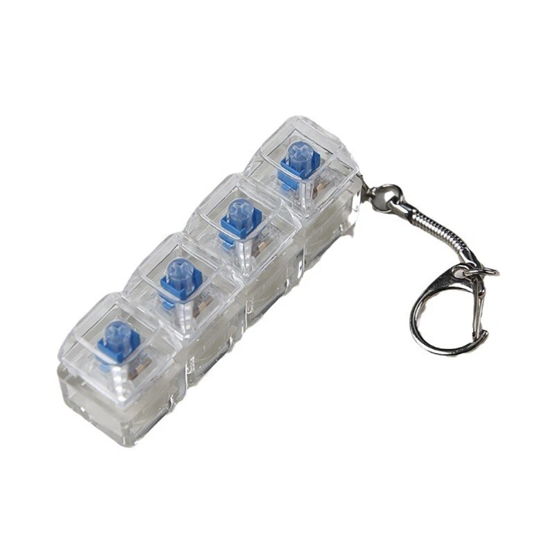 LED Mechanical Keyboard Switch Tester Keychain for Testing and Customizing Your Keyboard Experience
