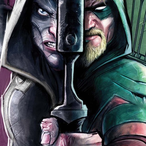 Green Arrow Poster Canvas DC Comic Book Cover Art Print #17143 - Bild 3 von 4