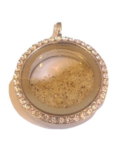 Sand Necklace , The Jersey Shore ,Asbury park NJ ,Beach pendant w/chain - Picture 3 of 15