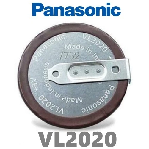 Panasonic VL2020 Rechargeable Battery for BMW Diamond Key Fob *See Info - Image 3 of 3