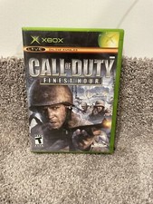Call of Duty Finest Hour (Xbox, 2004), Complete in Box with Manual