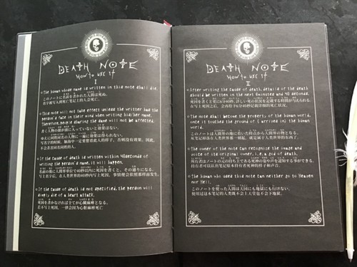 Death Note Cosplay Notizbuch Buch Anime Thema UK - Bild 4 von 4
