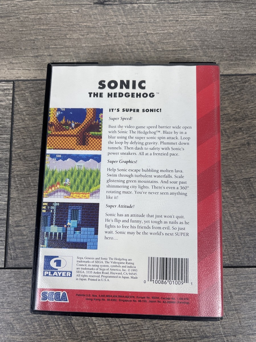 Sonic Classics【中古美品・genesis北米版】 Sonic Classics【中古美品・genesis北米版】 Sonic the Hedgehog