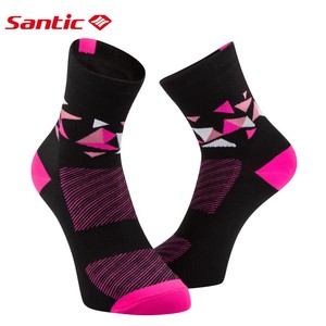 Santic Men Cycling Running Sport Socks Breathable One Size Anklet Socks 3 Pair