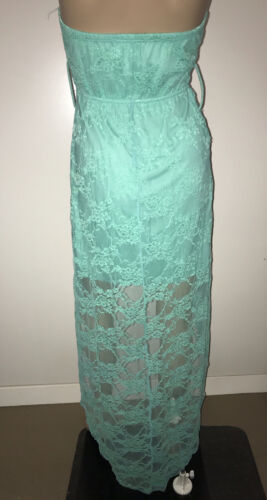 Rue 21 Damenkleid Größe Small Blumen Spitze Vintage mintgrün - Bild 9 von 10