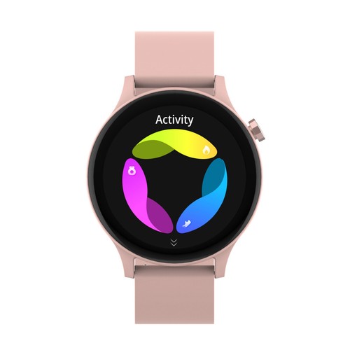 Denver Smartwatch rosa 1.38" Unisex Bluetooth USB-C wasserfest - Bild 4 von 8