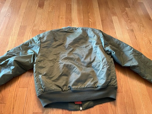 MA-1 Flight Jacket Men's M Flyers Intermediate MIL-J-82790J USAF Vintage Korea - Picture 11 of 17