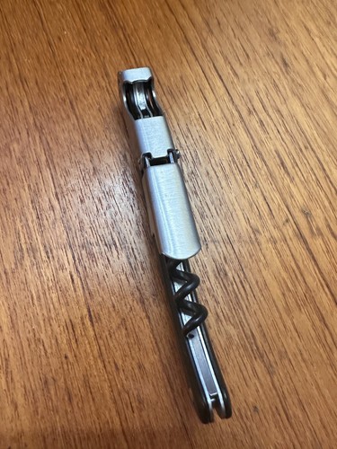 Lisse STERLING WEINBERGE Aluminium Kellner Korkenzieher Wein Schlüssel Öffner - Bild 2 von 4