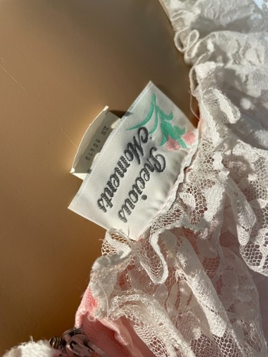 Vintage Sweet Moments Pink Lace Southern Belle Dress Small Princess Cosplay Gown - Picture 15 of 17