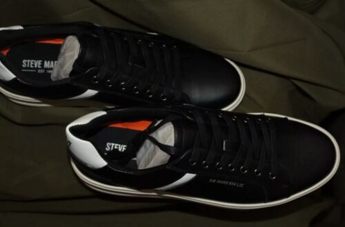 Steve Madden McCord Black and White Sneakers size 10 - Picture 3 of 6