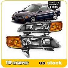 Fits 1994-1997 Honda Accord Headlights Assembly Front Replace Head Lamp Xenon