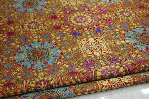 Brocade Cloth Mongolian Gowns Jacquard Damask Tibetan Costume Material 73*100cm - Picture 3 of 14