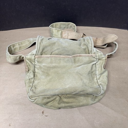Vintage LL Bean Canvas Tan Crossbody Shoulder Bag/Purse w/ Strap - Picture 11 of 13